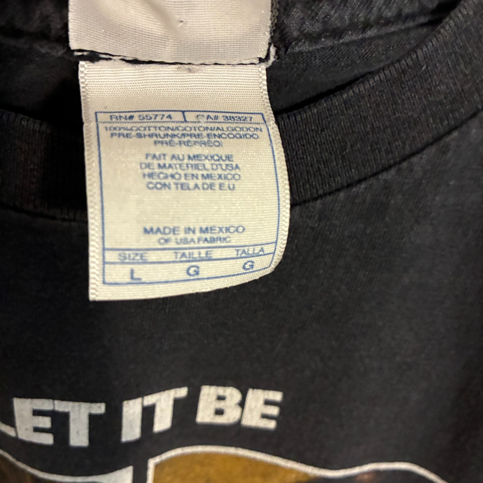 Vintage The Beatles Let It Be Shirt Adult L Lennon McCarthy Graphic Band Tee gallery