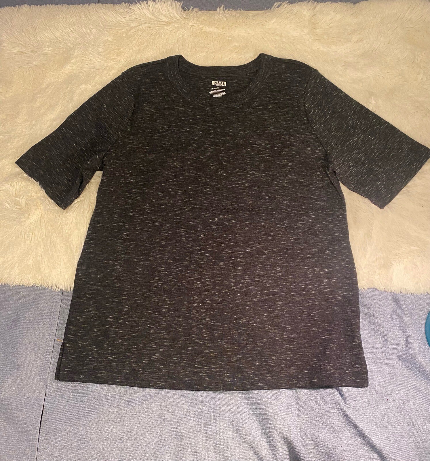 Duluth Trading Company T Shirt Adult XL Graphite Black Relaxed Fit Heavy Weight gallery