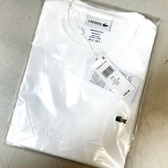 *NEW* Men Lacoste Crew Neck Pima Cotton Jersey T-shirts White (TH6709 001)