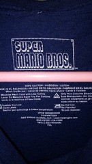 Super Mario Bros. Men’s 16 Character Pixel Boxes Blue shirt size L 👇🏻READ👇🏻