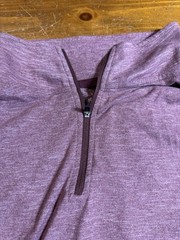 J Crew 1/4 Zip Pullover Men’s Extra Large Purple Performance Stretch Mock Neck