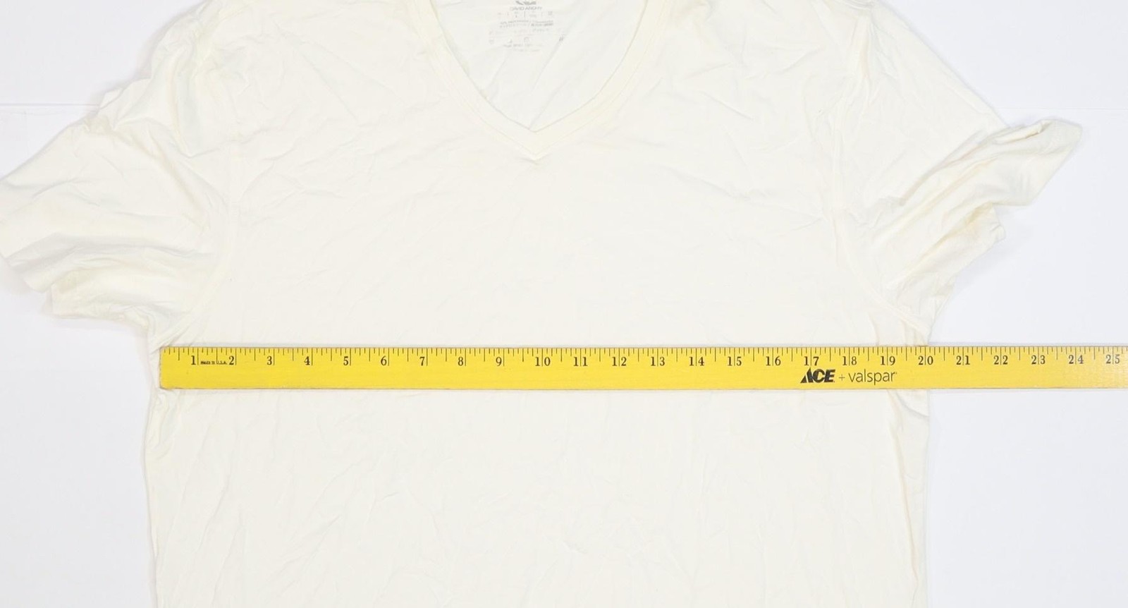 David Archy Shirt Mens Large White MicroModal V Neck Tagless Tee T-Shirt Jersey gallery