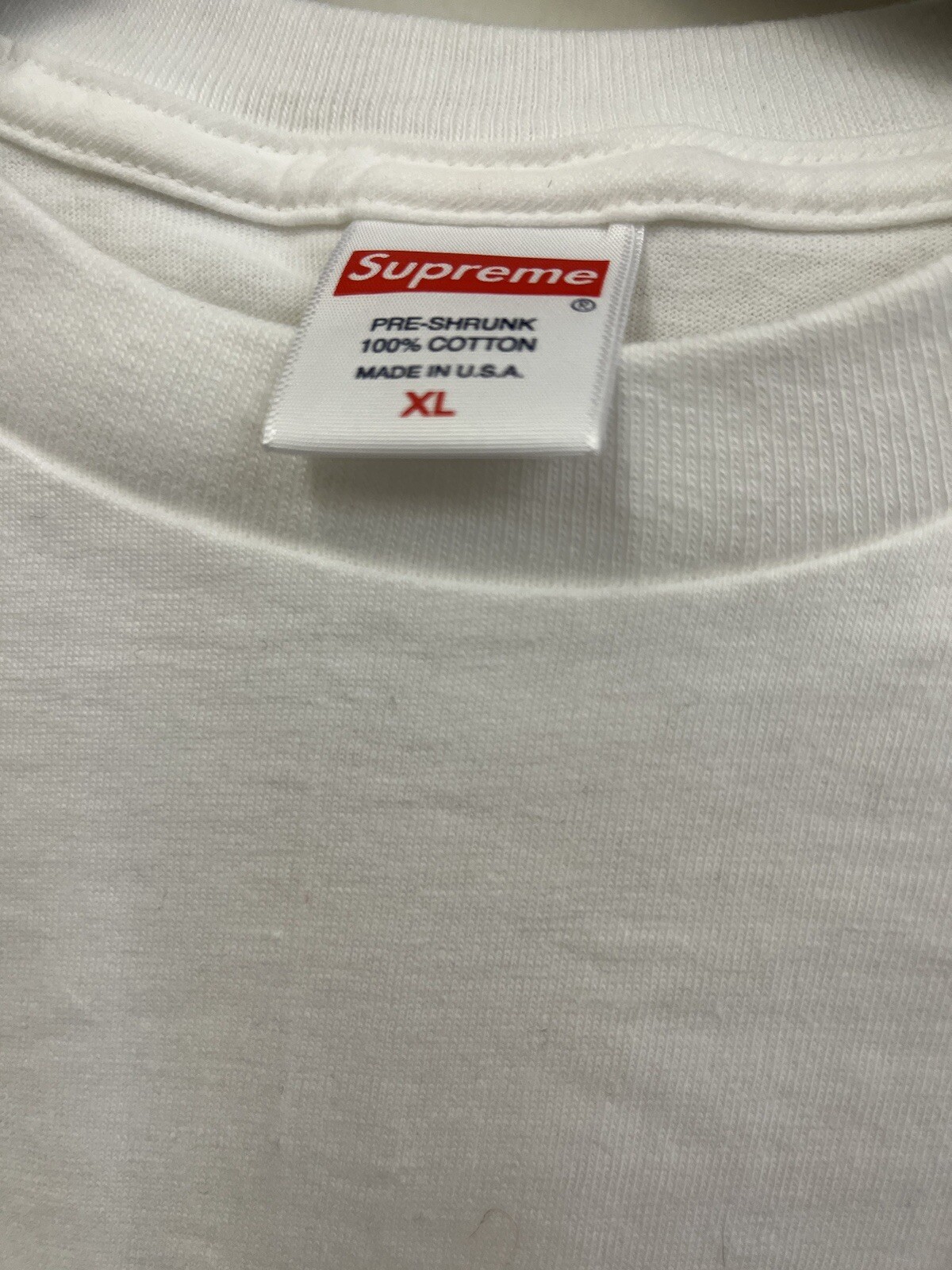 2021 Supreme Milano Tee White Sz XL gallery
