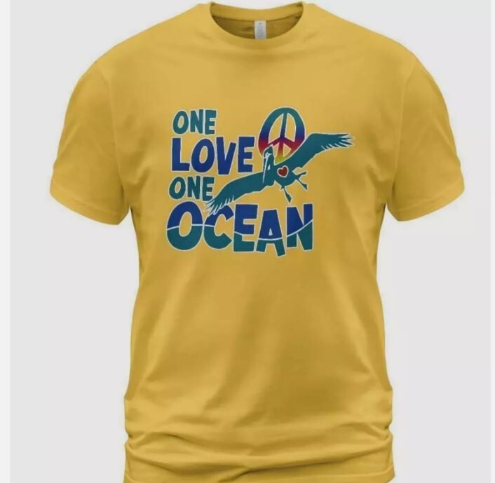 One Love One Ocean T shirt Musician Jimmy Buffett s-5xl (Gold) gallery