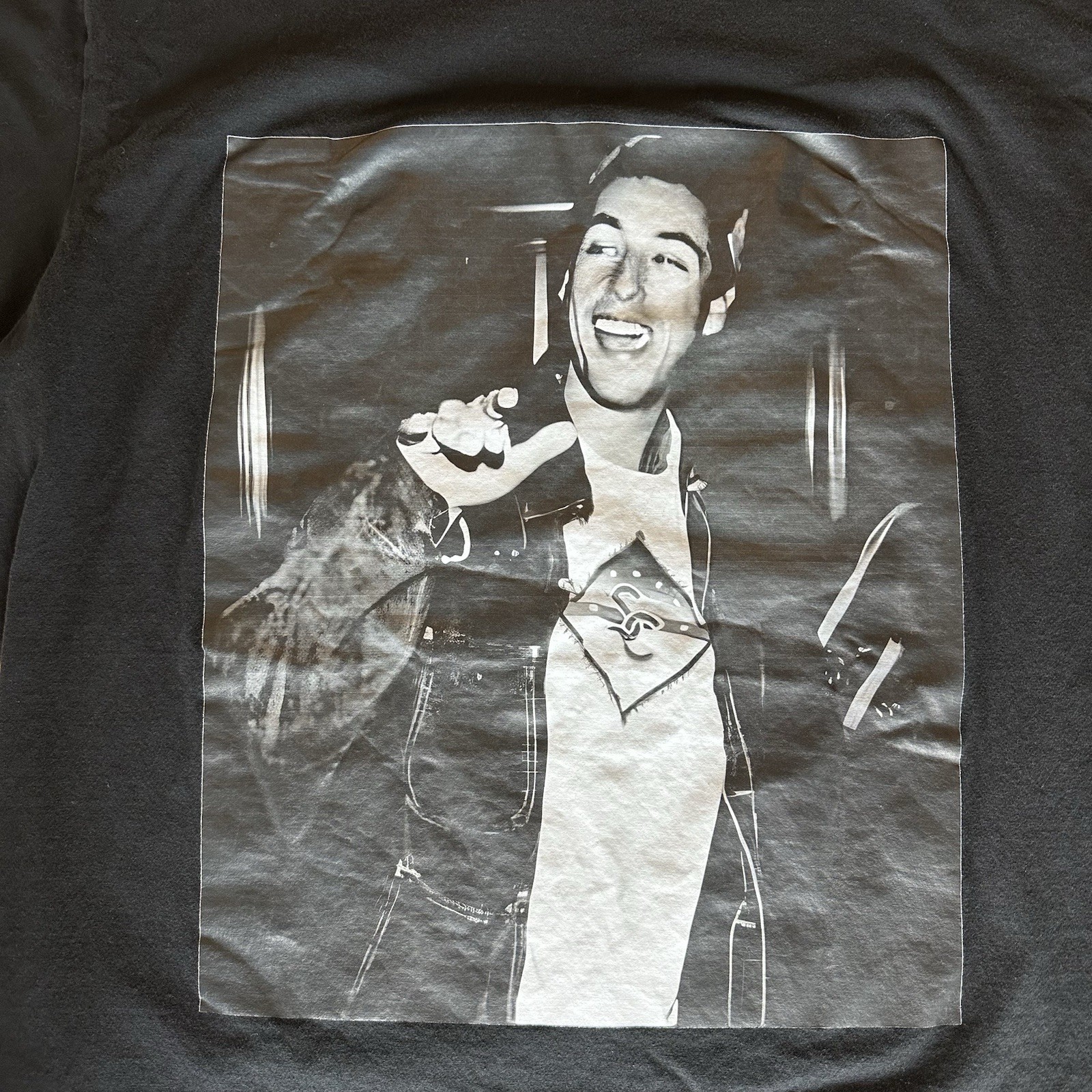 Adam Sandler Black And White Graphic Tee T-Shirt XL Ring Spun Cotton