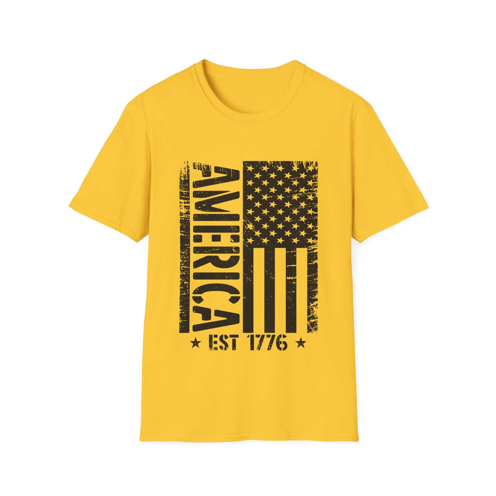 America Est 1776 T-Shirt Patriotic Vintage USA Flag 4th Of July 250 Years S-3XL gallery