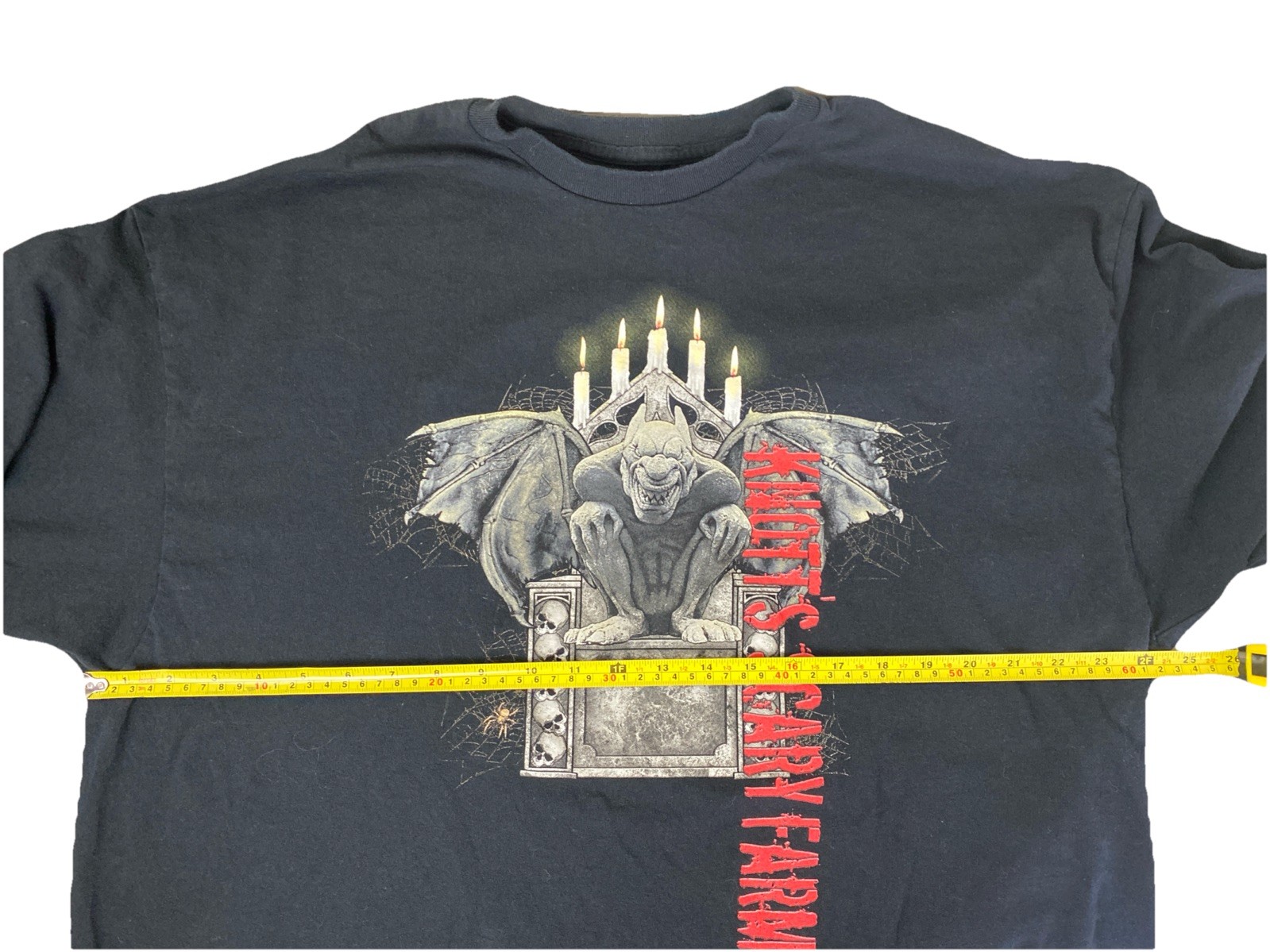 Knotts Scary Farm Oiginal Gargoyle Black T Shirt Men’s Size 2XL gallery