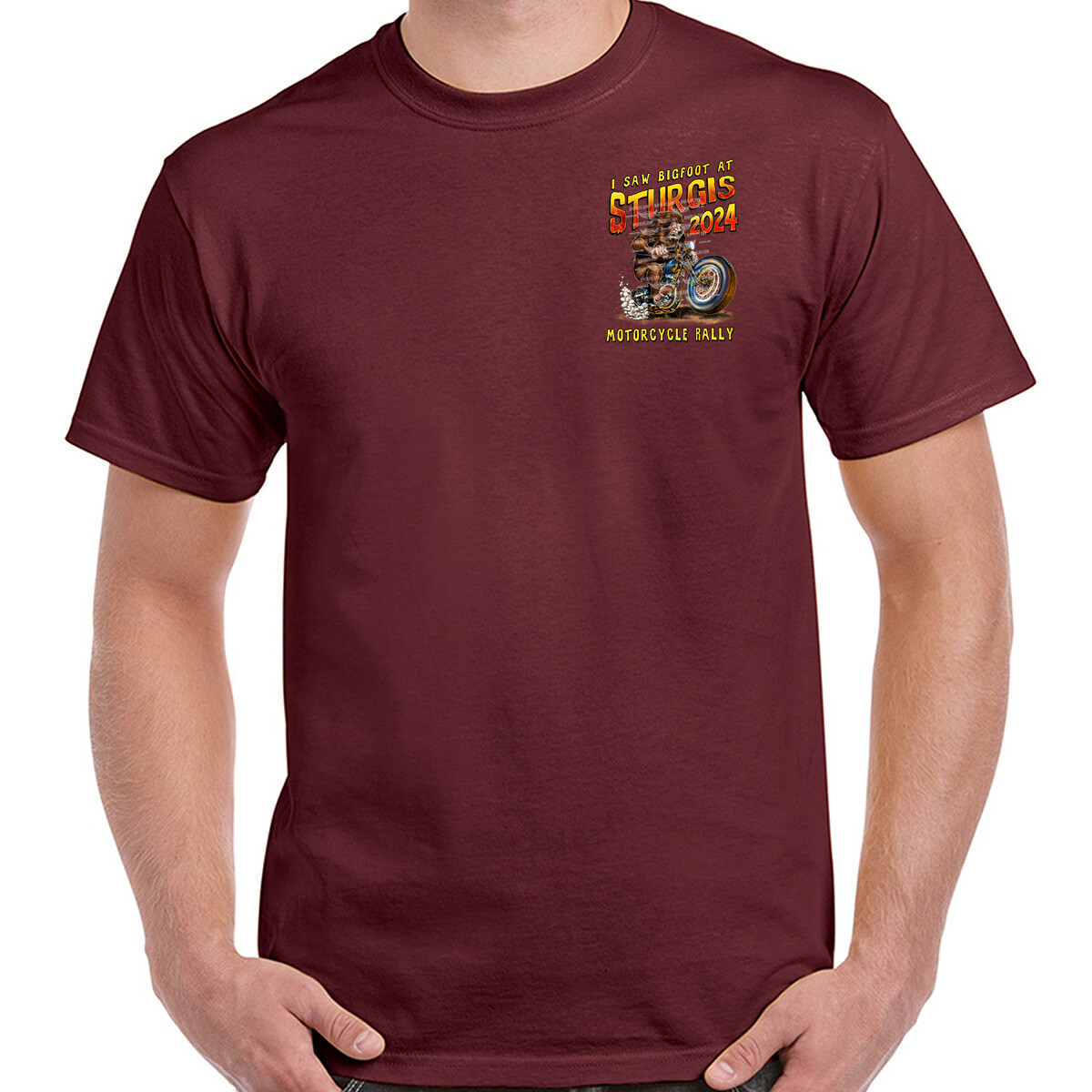 2024 Sturgis Motorcycle Rally Legend of Bigfoot T-Shirt No Harley gallery