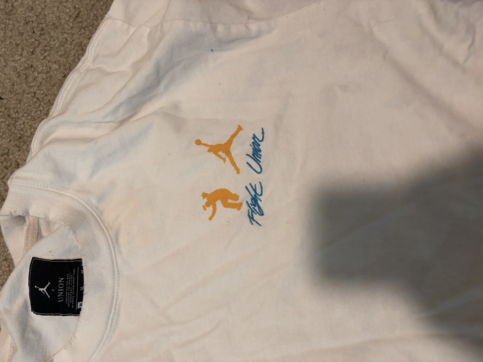 Nike Air Jordan X Union LA The Future Is Now Flight Union T-shirt Med NWT Rare gallery