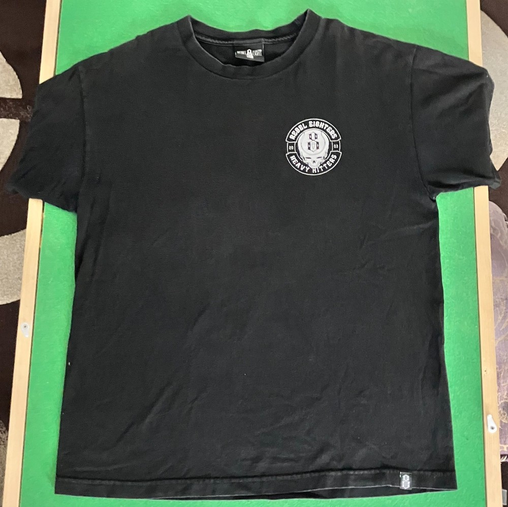 Rebel 8 Eight Vintage 2003 Rebel Eighters Heavy Hitters Skull T shirt Large