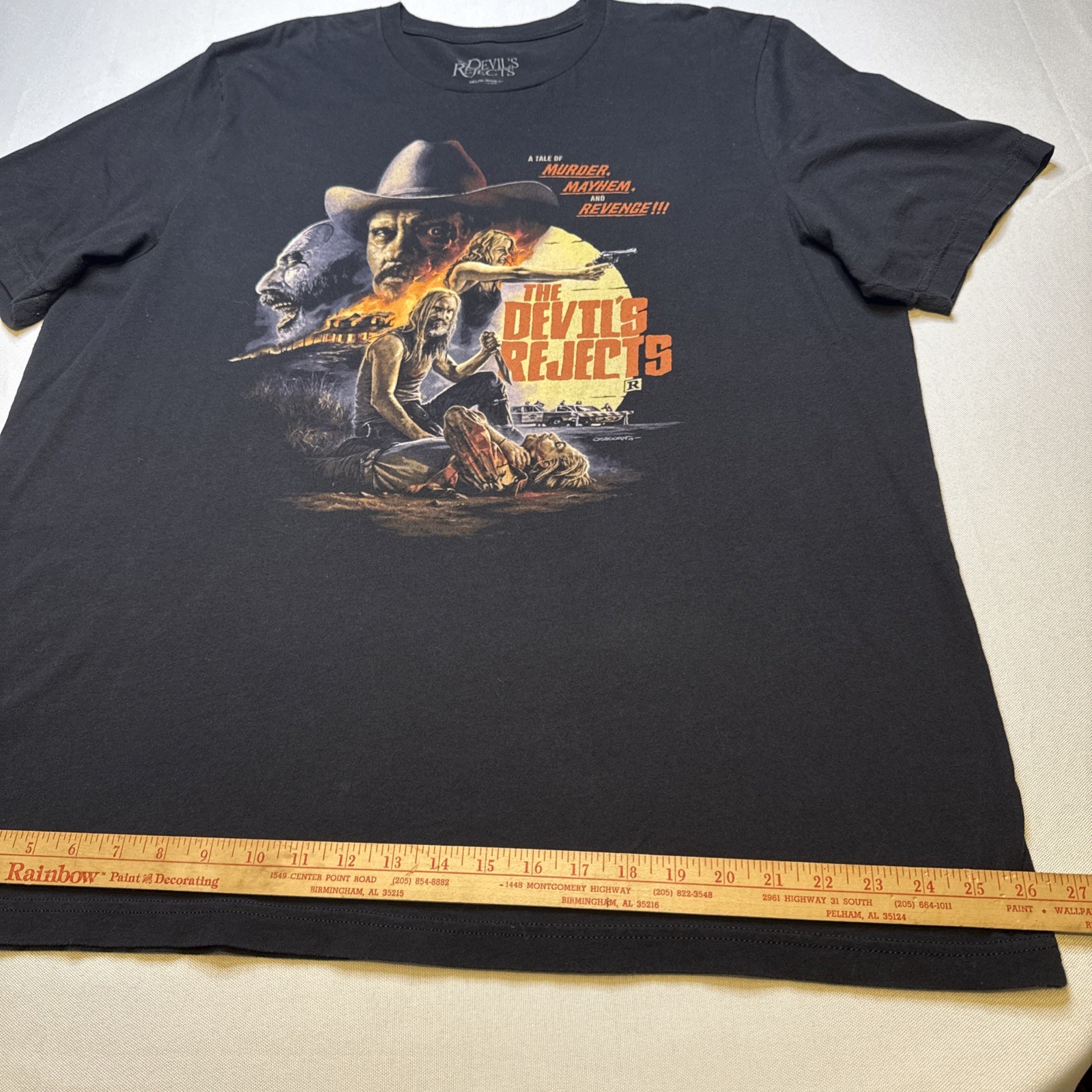 The Devils Rejects Shirt Size 2XL Black Fright Rags Rob Zombie #0078 gallery