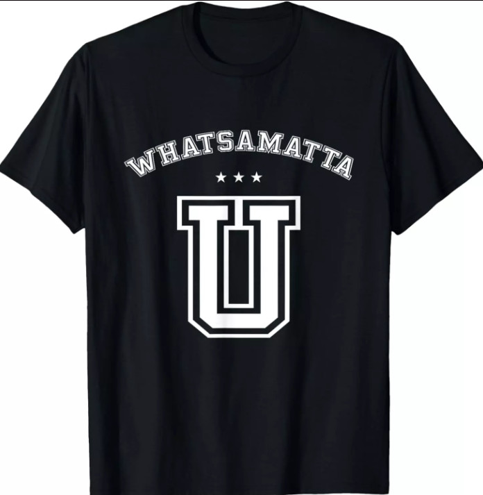 Whatsamatta U Letter Awesome Funny T shirt University gallery
