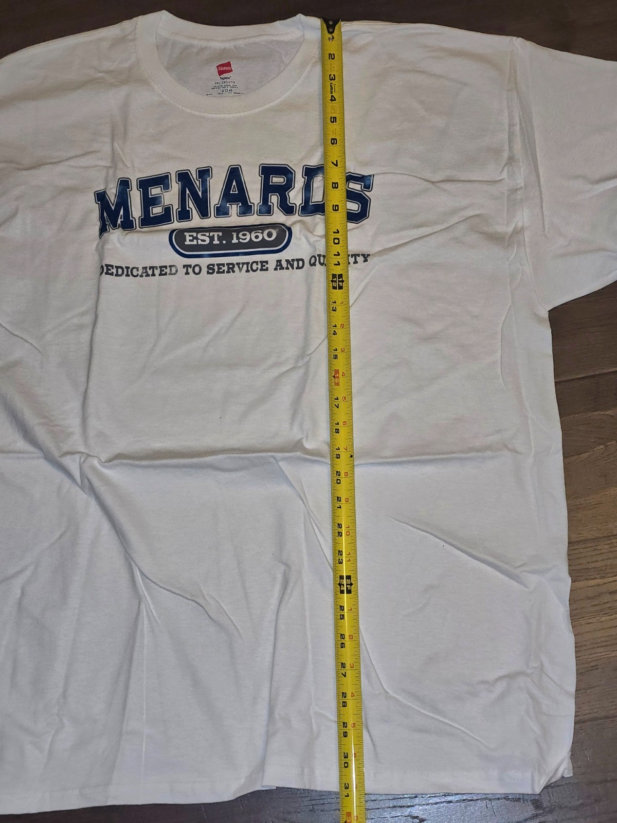 Menards T-shirt Mens Sz 2XL Est. 1960 Hanes ComfortBlend Shirt New gallery