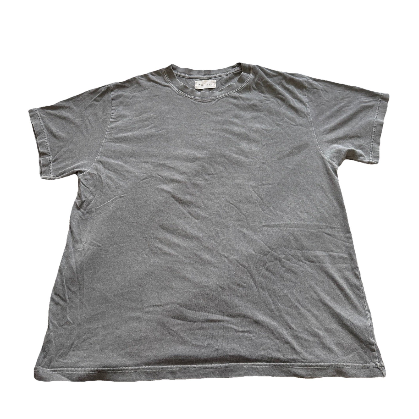Richie Le Collection L Men's Vintage Gray T-Shirt Pair Streetwear Grunge gallery
