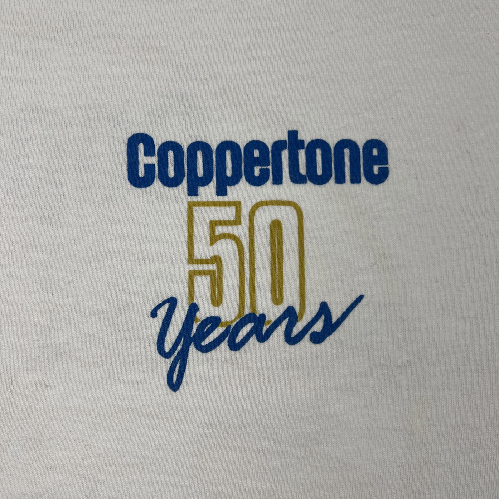 Vintage 90’s Coppertone Sunscreen Promo T-Shirt Men’s XL Single Stitch Promo USA gallery