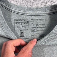 Patagonia Mens Responsibili-Tee Live Simply Camper Graphic T-Shirt Grey M