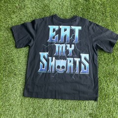 Bart Simpson Shirt Mens Large Black New!!