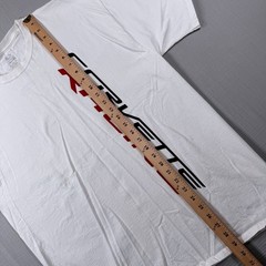Corvette Racing C7.R Mens XL White Graphic T-Shirt Fruit of the Loom Lofteez HD