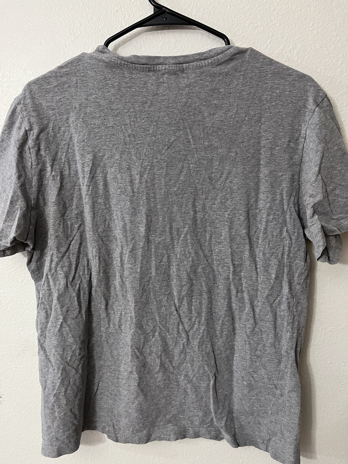 Levis Shirt Adult Medium Gray Big Logo Crew Neck Tee Men Solid gallery