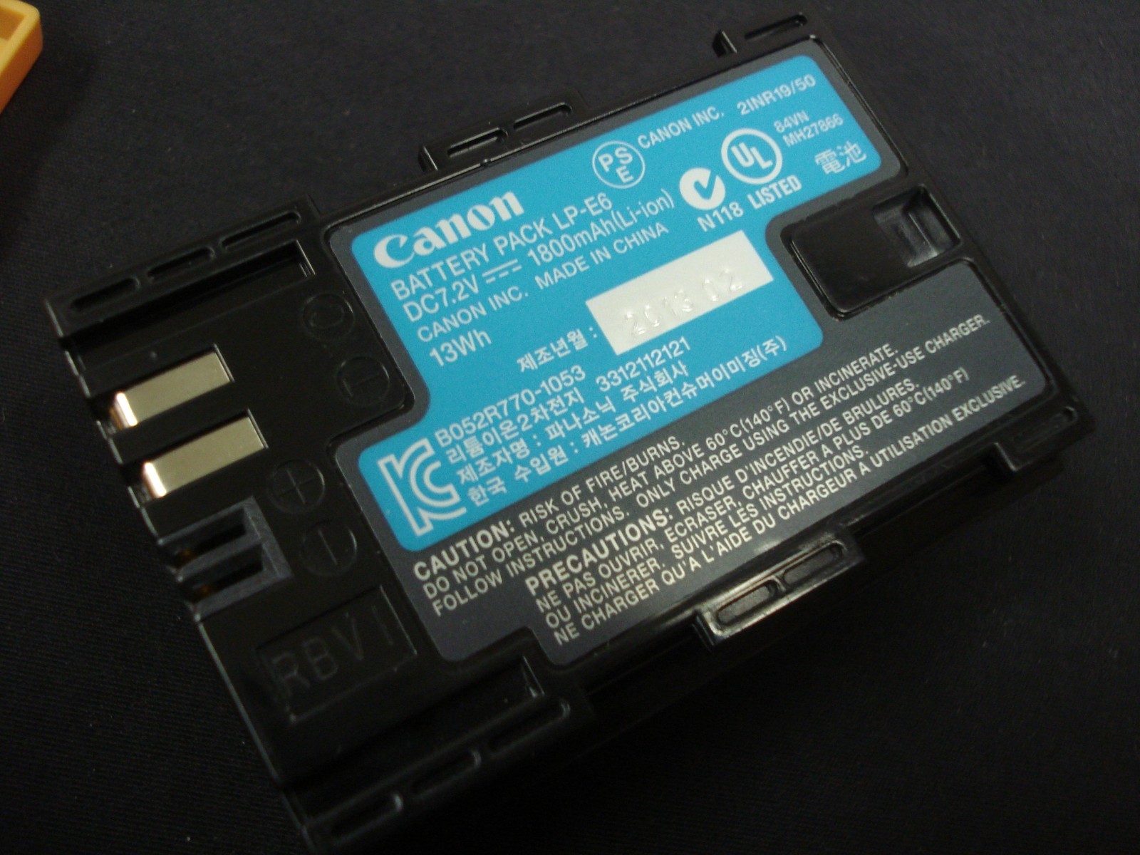 Genuine Original OEM LP-E6 LP-E6N LP-E6NH Pro Battery for Canon Camera