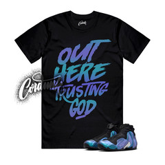 Flightposite Dusty Cactus Persian Violet Metallic Silver T Shirt Match TG