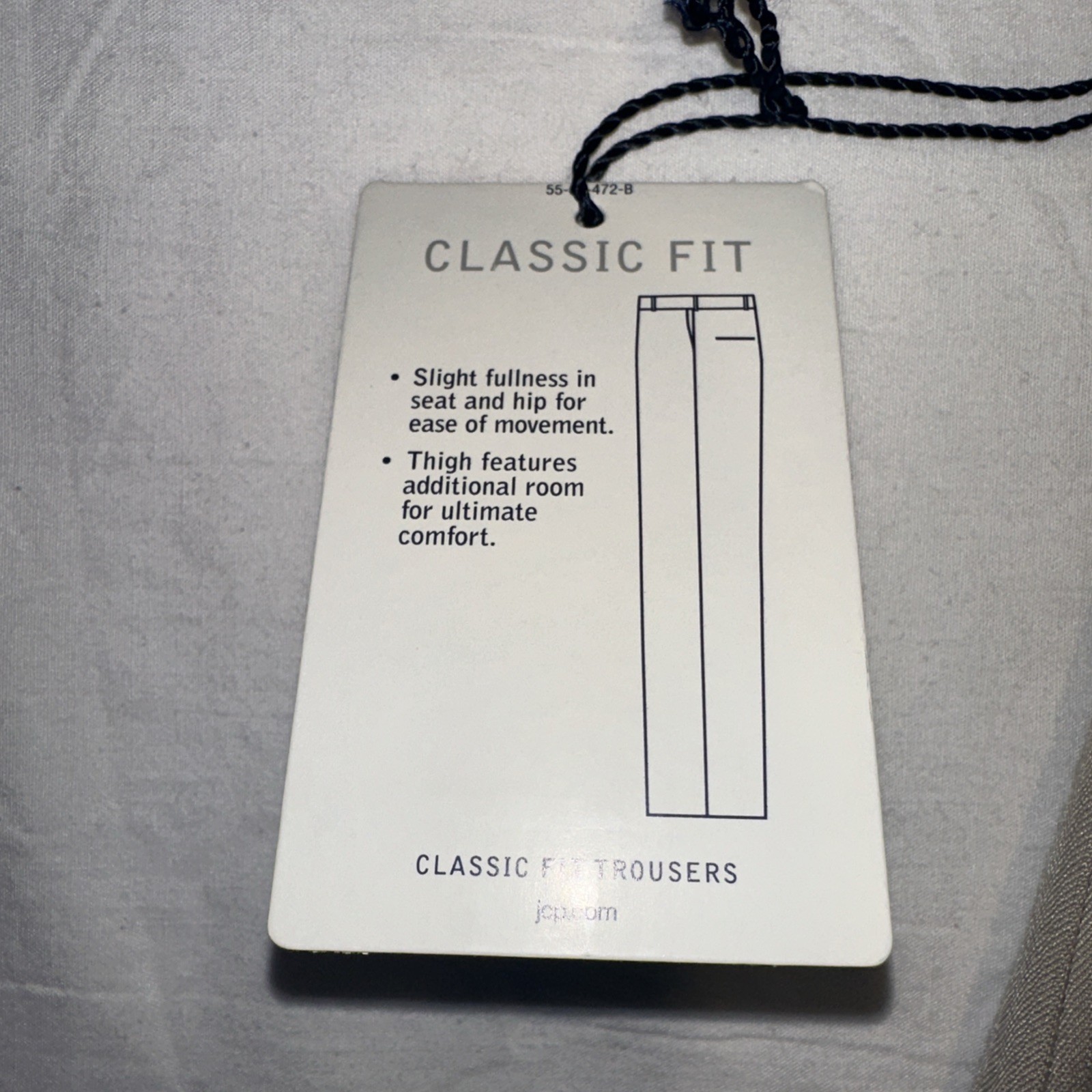 NWT Stafford Men’s 42 x 30 Classic Fit Flat Front Year Round Trouser Pants $70 gallery