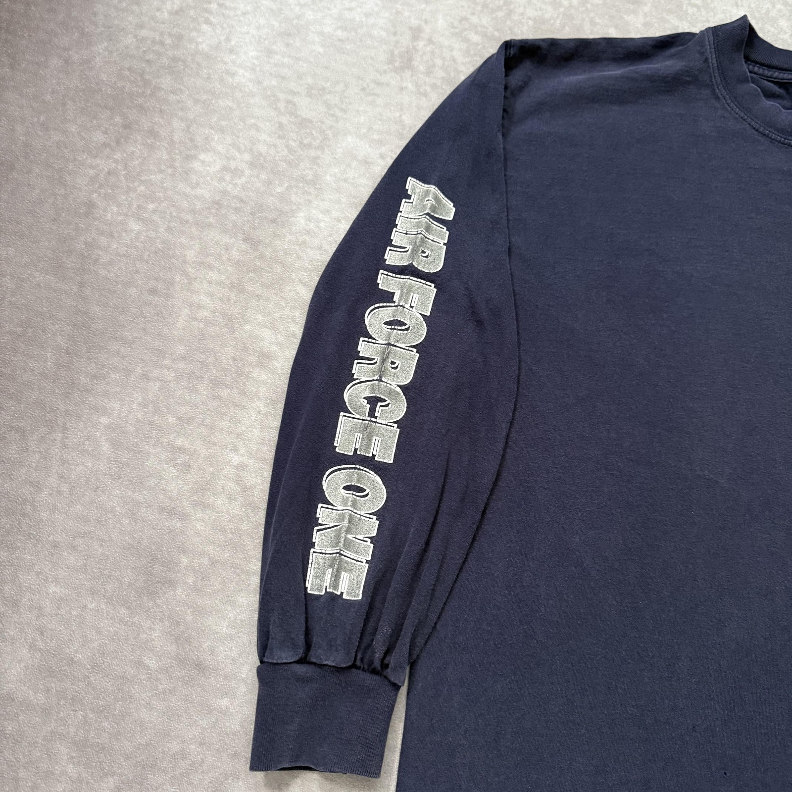 Vintage Air Force One Shirt Mens XL USA Long Sleeve Military gallery