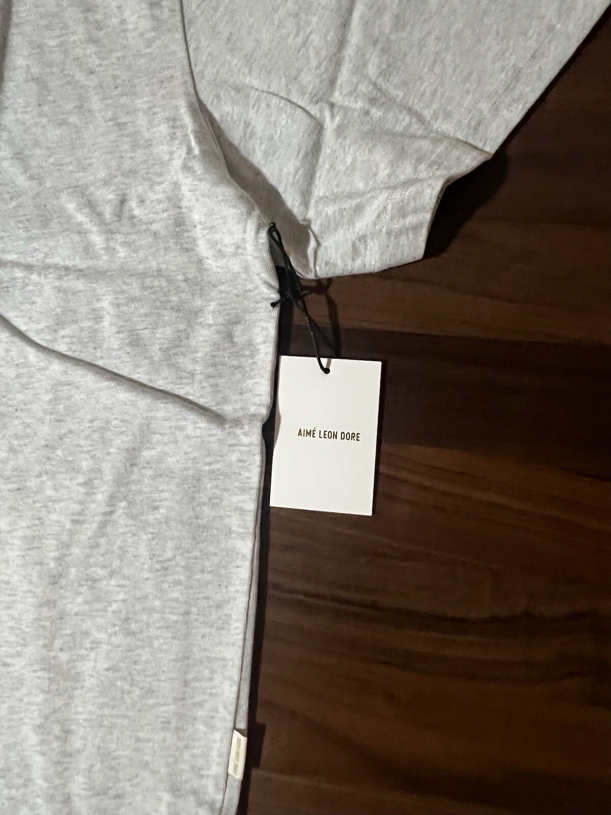 Aime Leon Dore ALD Embroidered Logo Tee Silver Mix (Grey) Cotton T-Shirt XXL gallery