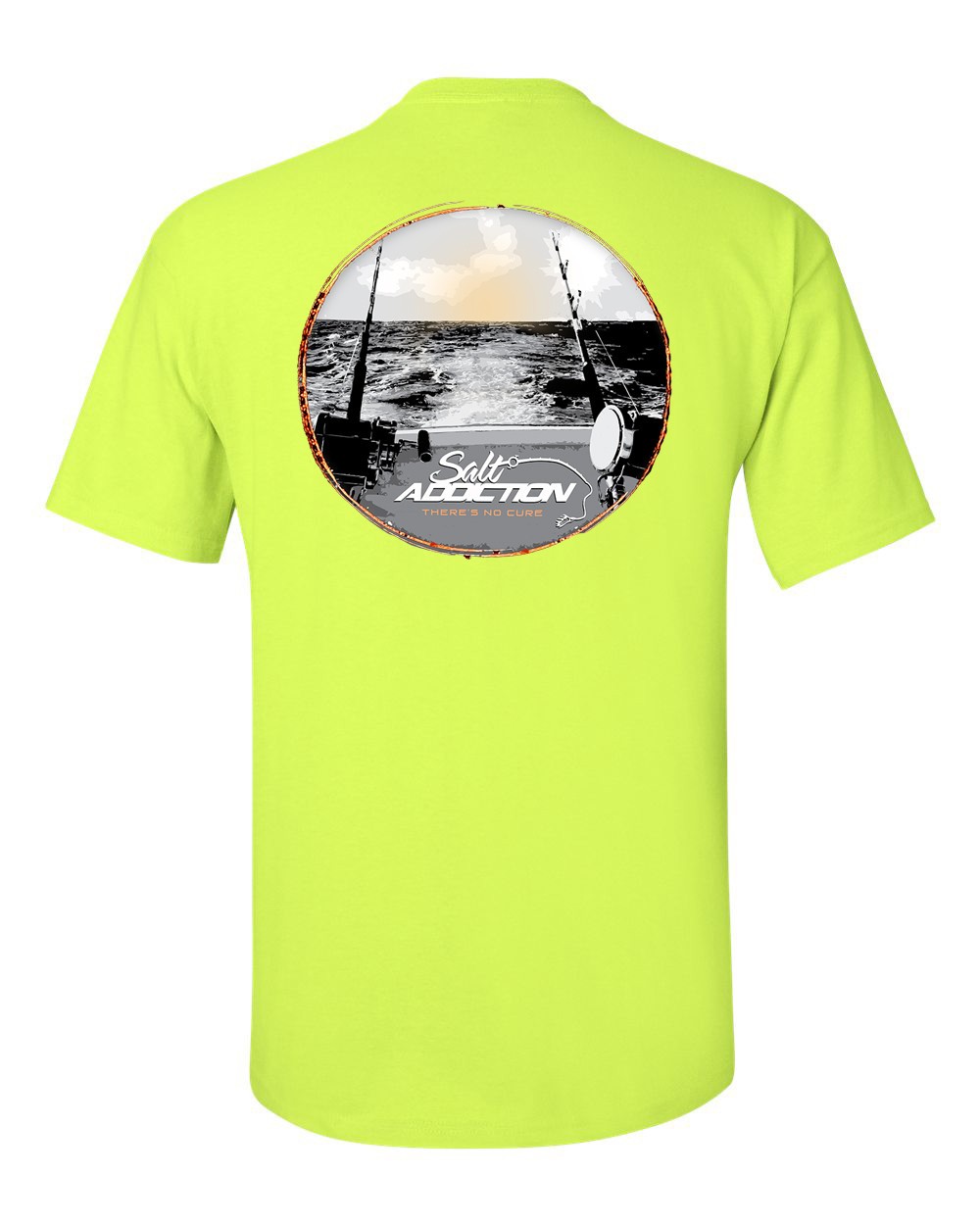 Salt Addiction Saltwater Fishing Short Sleeve T Shirt trolling Ocean gallery