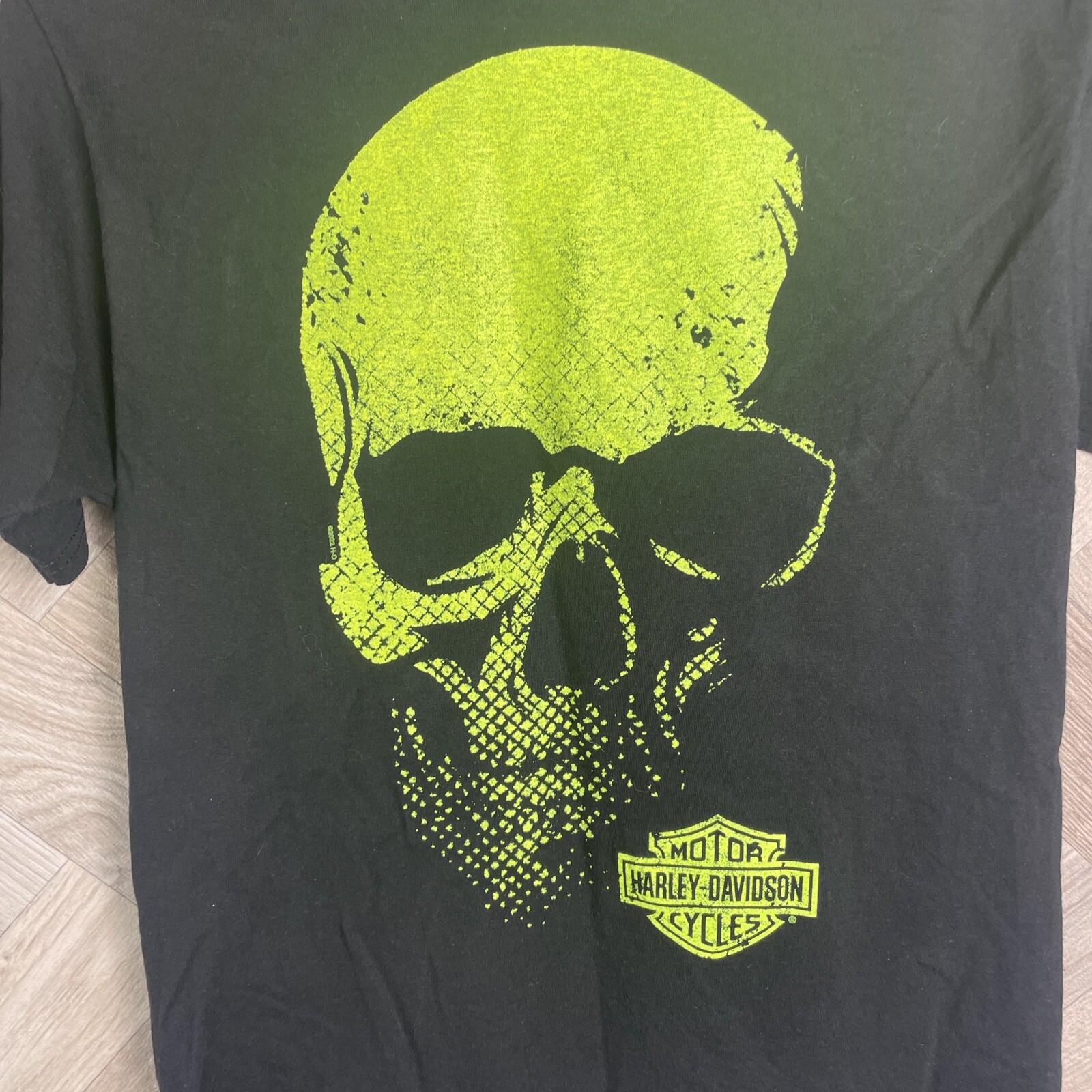 Harley Davidson Hampshire United Kingdom Black Graphic Print T Shirt Size Small gallery