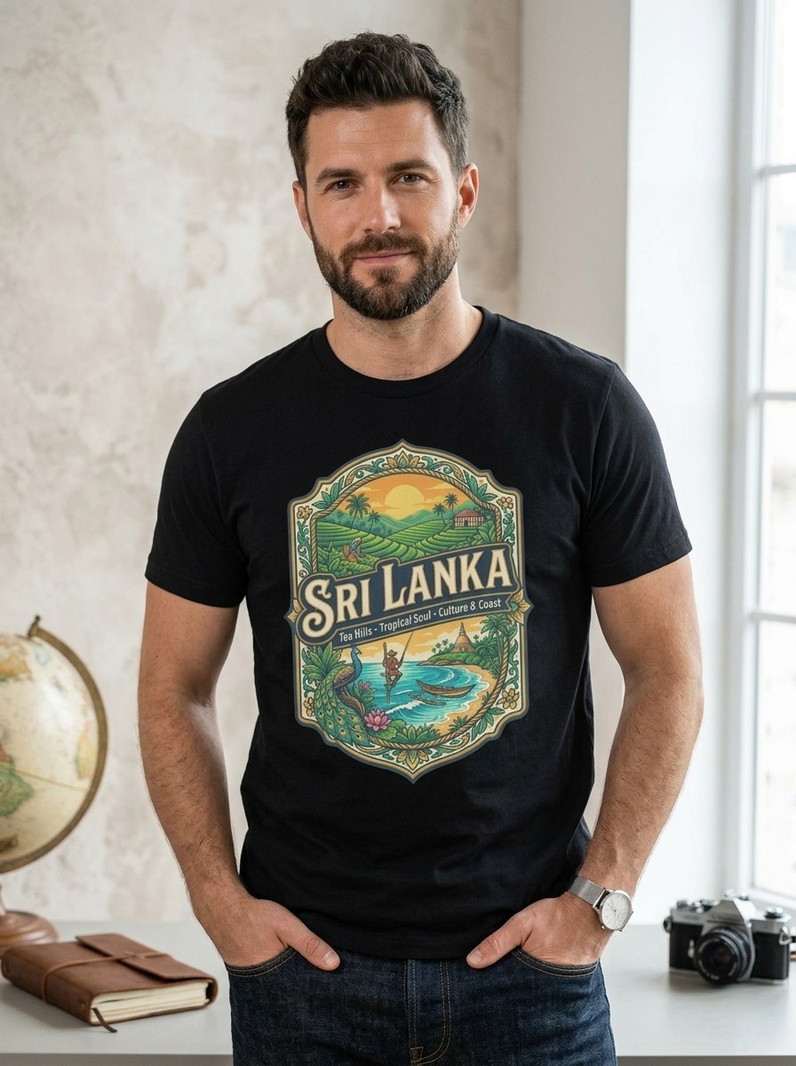 Sri Lanka Tropical Graphic T-Shirt Unisex Travel Tee gallery