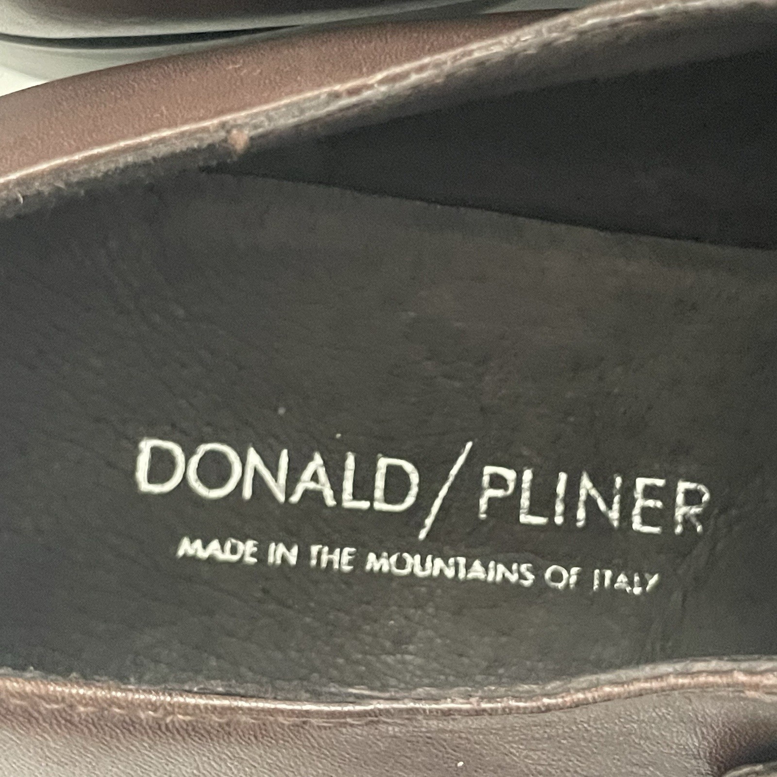 Donald J Pliner Men Sergio-TK Monk Strap Shoes 15M Expresso Brown Italian New gallery
