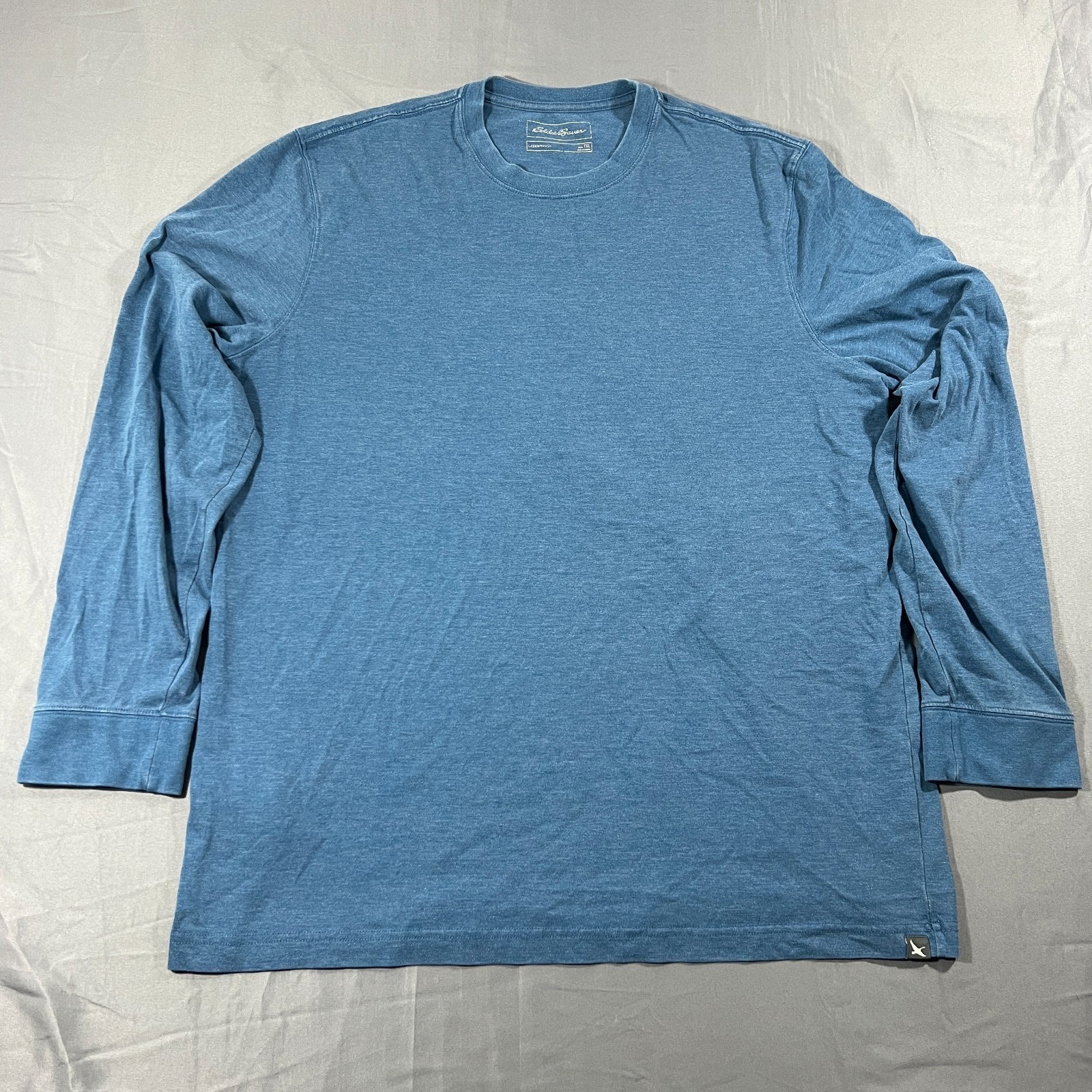Eddie Bauer Legend Wash Shirt Mens XL Tall Blue Cotton Crew Neck Streetwear