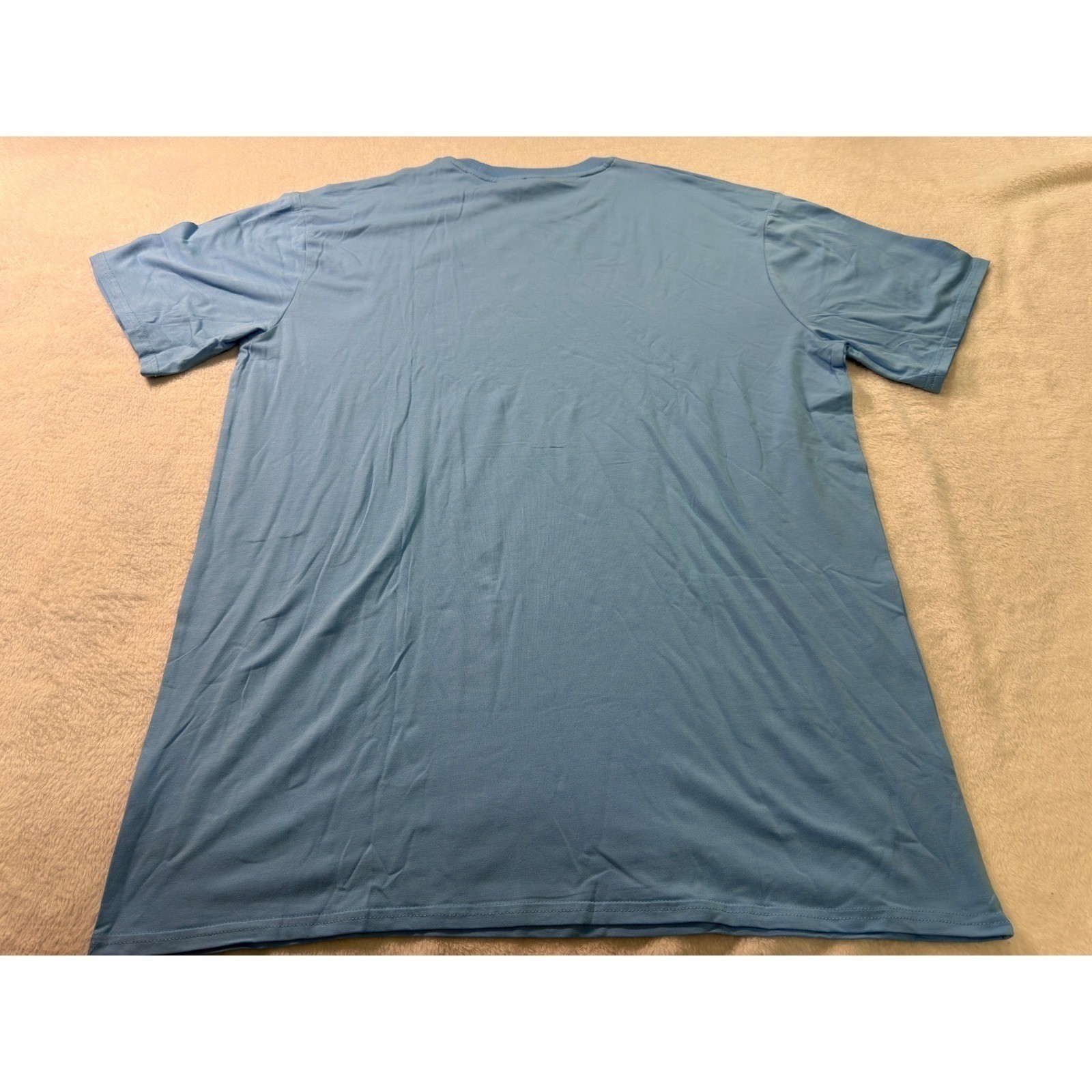 Royal Avalon Mens XL Bamboo Cotton UPF 50+ Sun Protection T-Shirt Sky Blue gallery