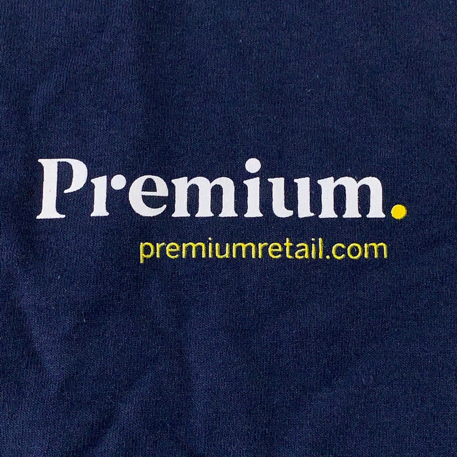 Gildan Men's Size XL Navy Premium Retail Logo Graphic Short Sleeve T-Shirt New gallery