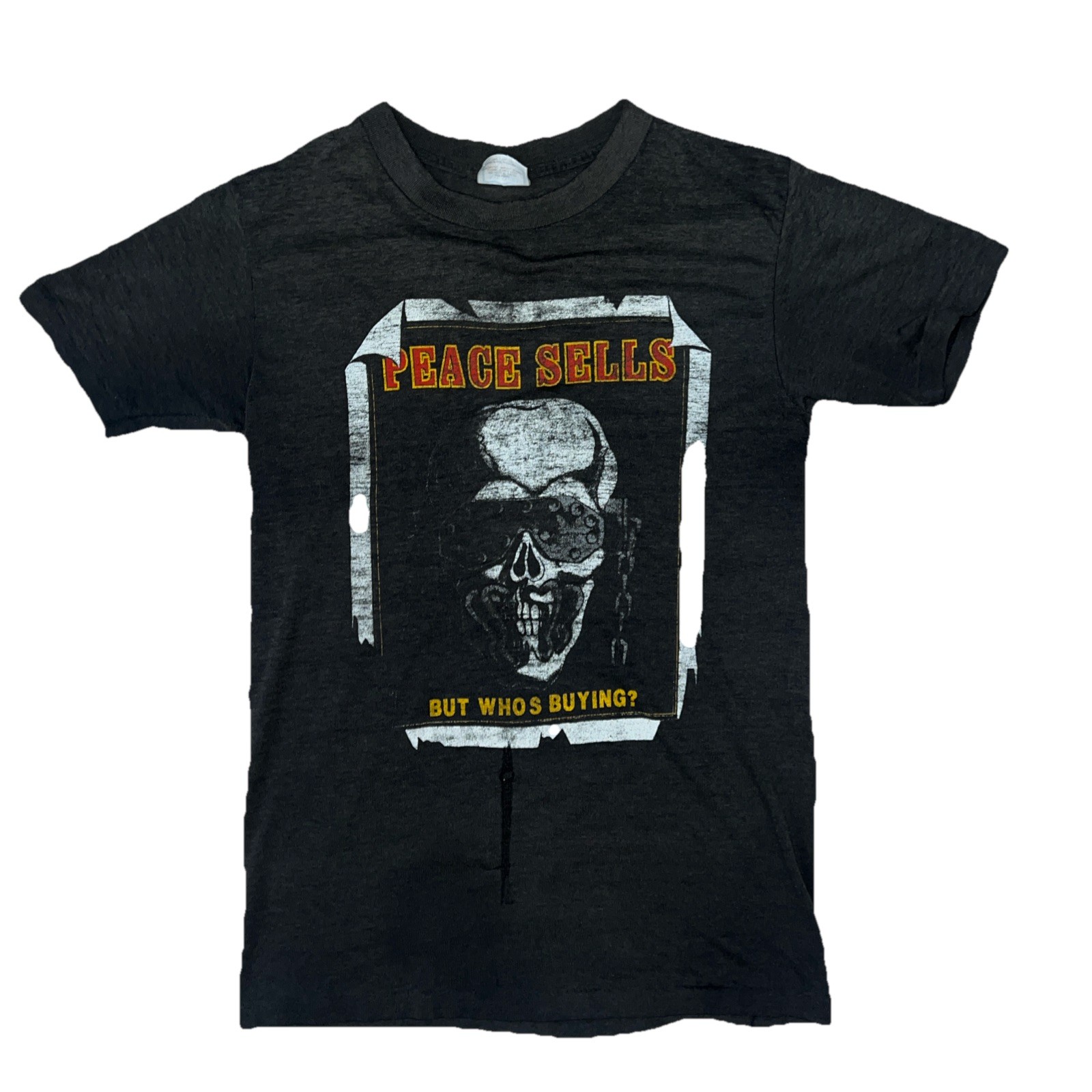 Vintage 1980s Megadeth Shirt 80s Band Metal Original M