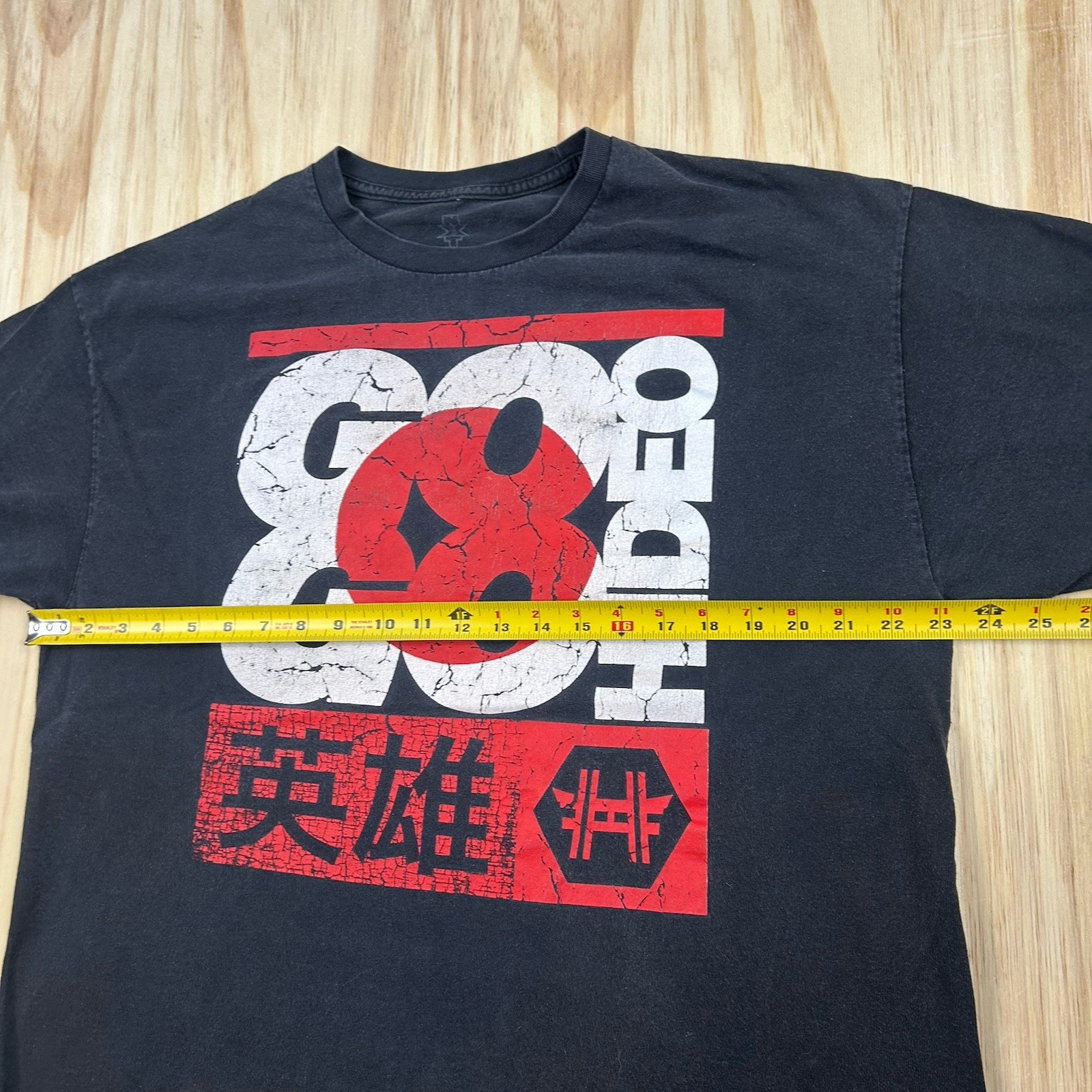 WWE TShirt Hideo Itami Japan Go Go NXT Wrestling Size XL Black gallery