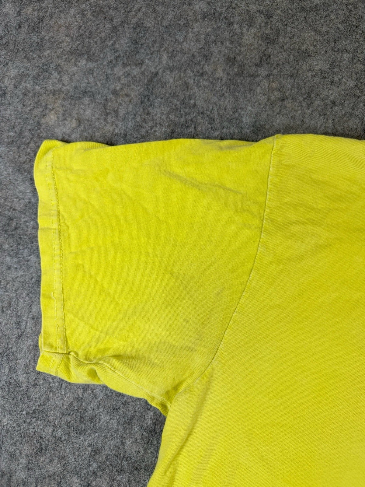 Vintage Stussy Shirt Mens Medium Yellow Y2K Classic 8 Ball Eight Skate gallery