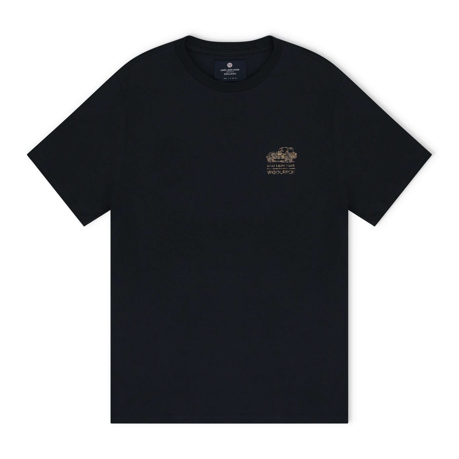 AIME LEON DORE Black Woolrich All Terrain Tee SIZE L $85 gallery