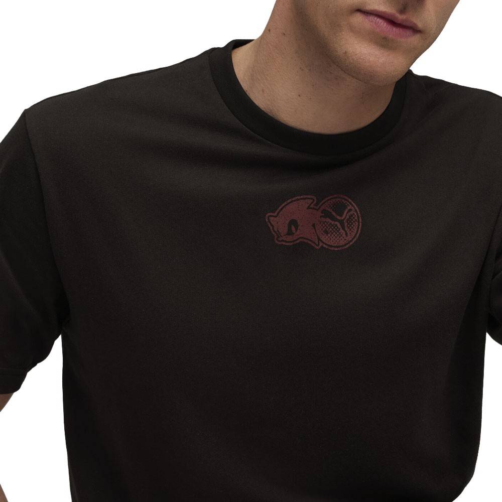 PUMA X Sonic The Hedgehog Relaxed Graphic Crew Neck Short Sleeve T-Shirt Mens S gallery