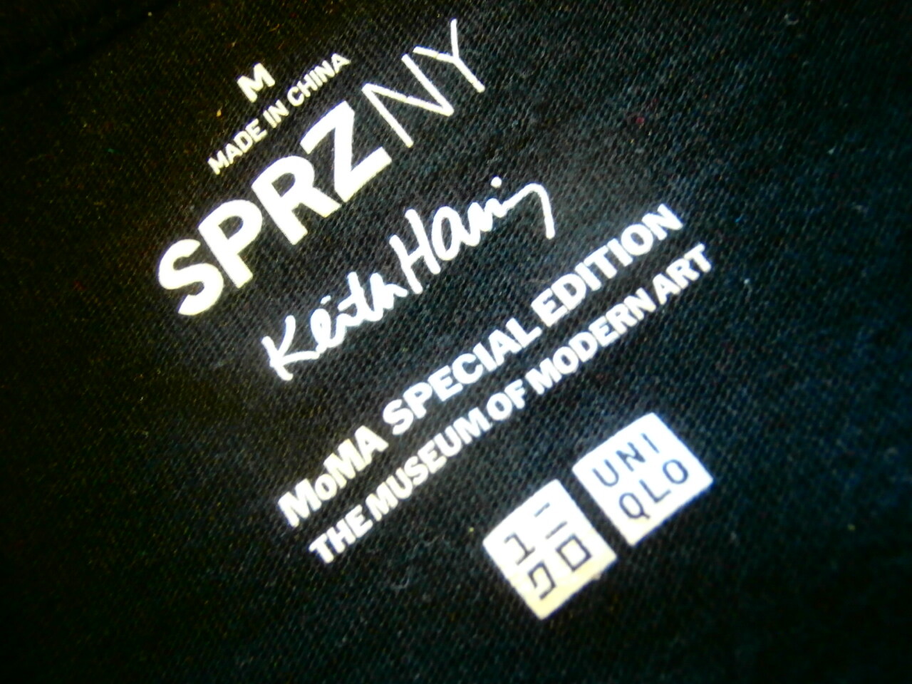 SPRZ NY T-Shirt SZ M NYC MoMA MUSEUM OF MODERN ART KEITH HERING LIMITED EDITION gallery