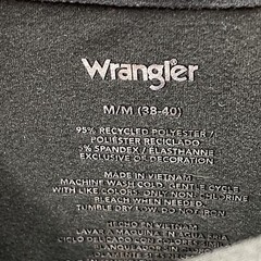 Wrangler Base Layer Top Men Medium M Black Soft Comfort Casual Workwear Logo Tee