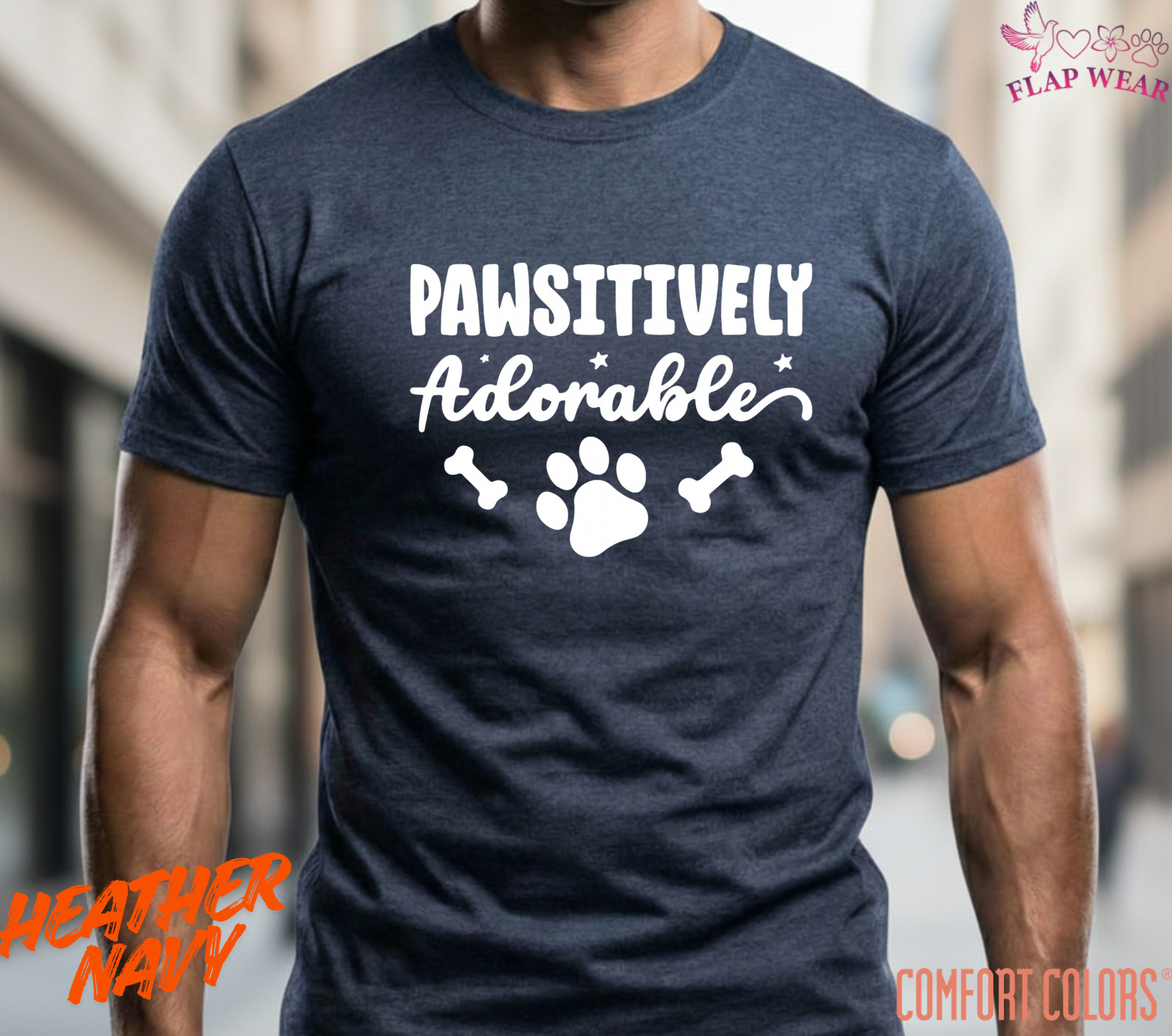 Unisex Pawsitively Adorable Dog Paw Print T-Shirt - Cute Pet Lover Graphic Tee gallery