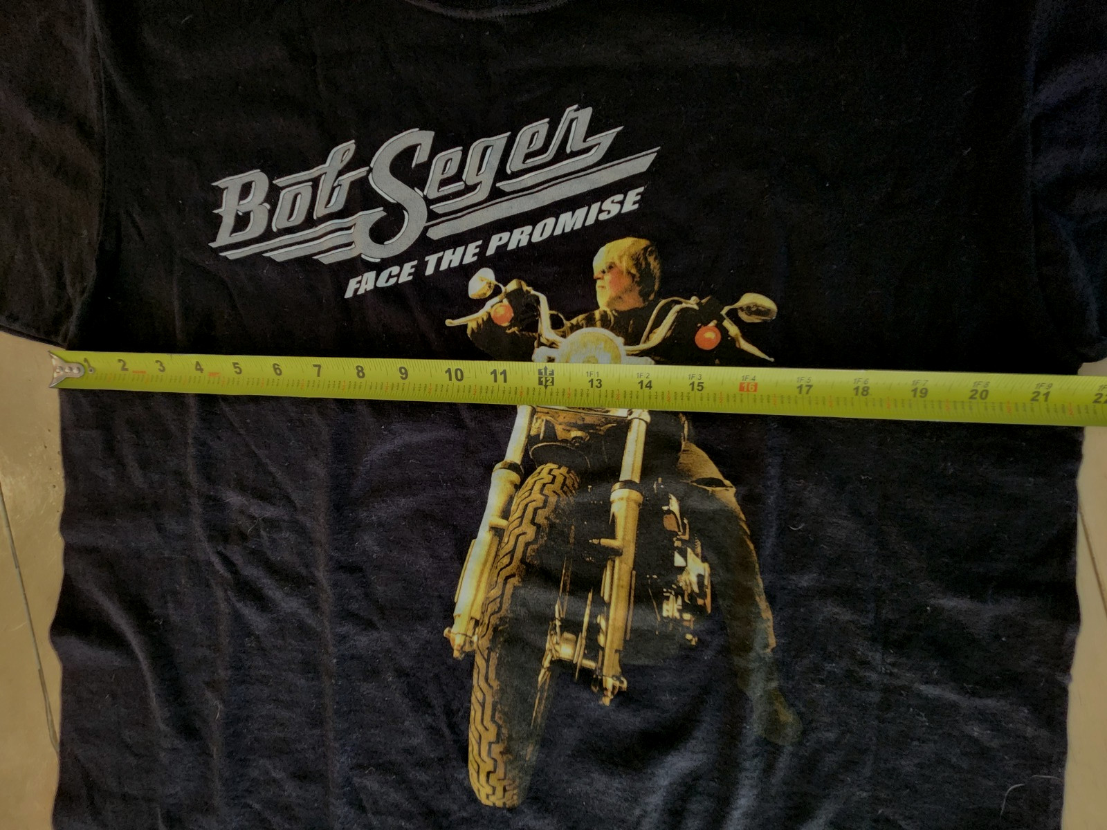 Bob Seger Face the Promise North American Tour Concert Anvil T-shirt Large READ gallery