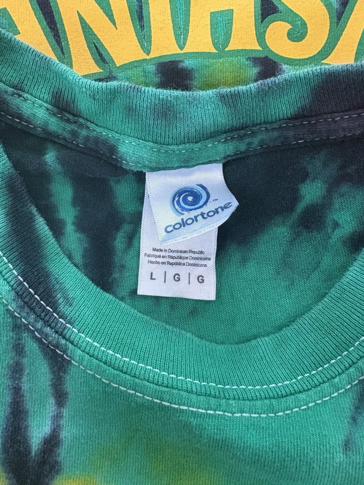 Sunshine Cannabis Double-Sided Tie Dye T-Shirt Men’s Medium Free The Plant gallery