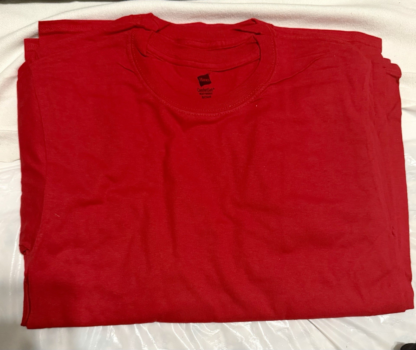 Bulk Lot of 62 Hanes ComfortSoft (5280) Heavyweight Blank T-Shirts (S - 3XL) gallery