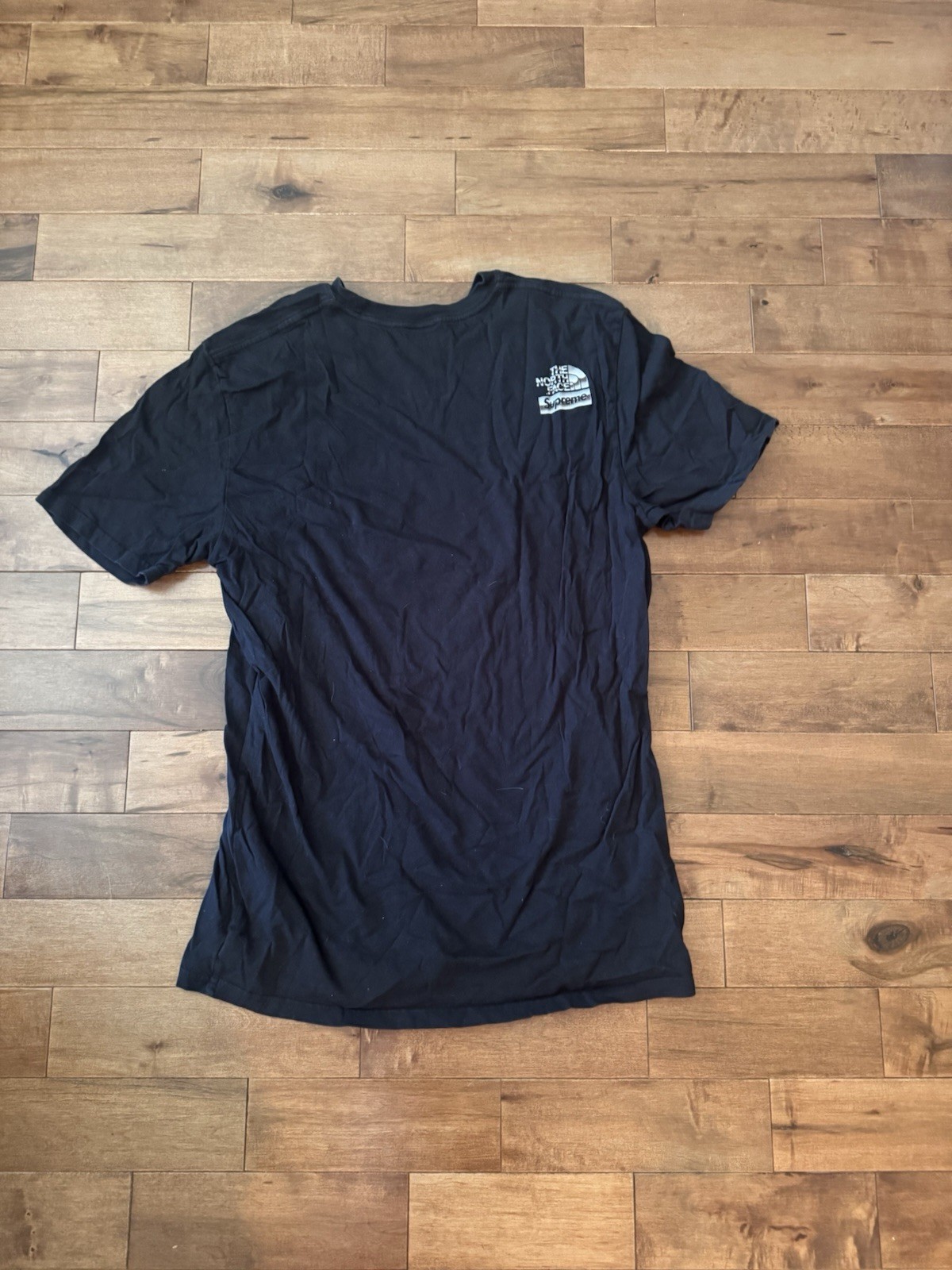 Supreme x The North Face Metallic Logo Tee Black (NF0A3RTUJK3) Men Size L gallery