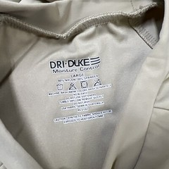 Dri-Duke Moisture Control Compression USGI T-Shirt Men’s Military SAND 2Pc Large