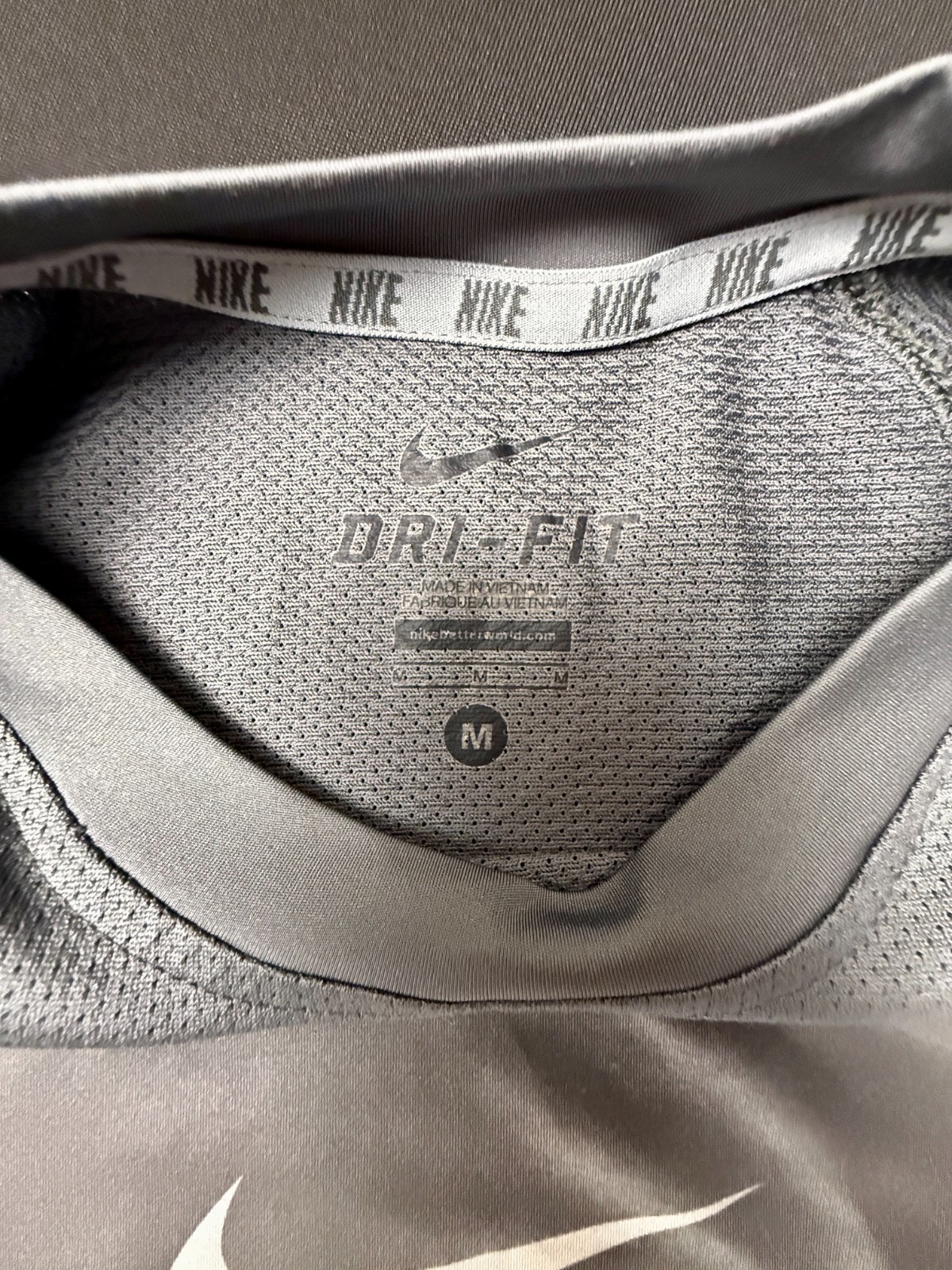 Grey Nike Drifit Athletic Top gallery