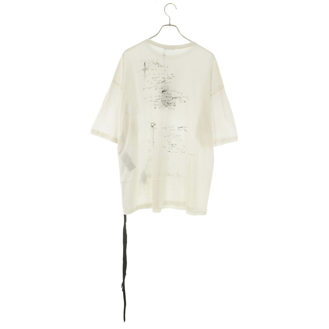Andummeester 26SS B0013826FA206 Message Print T-shirt Men's L Used 0ab2c8e8a73b6 gallery